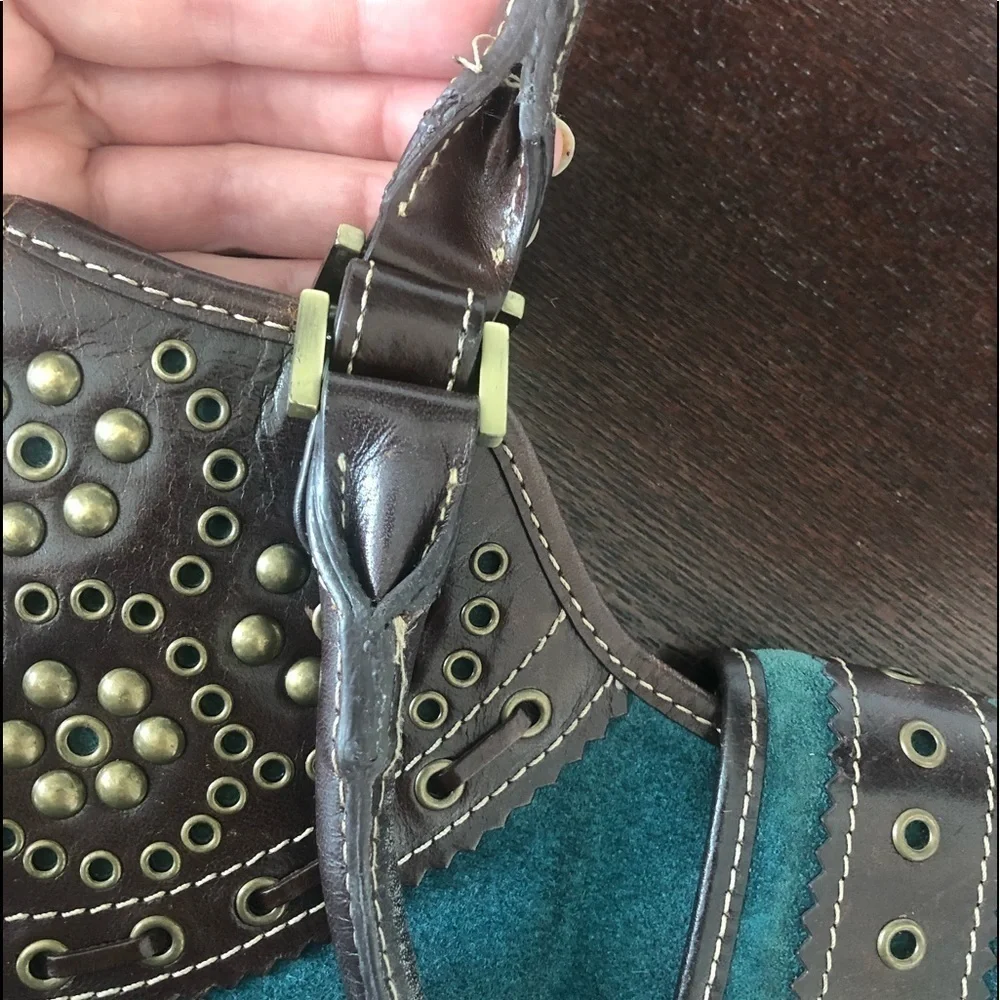 Rafe New York Suede Embellished Bag